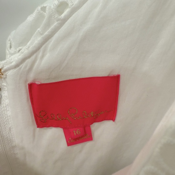 Emiline Eyelet Romper Lilly Pulitzer - Picture 5 of 5